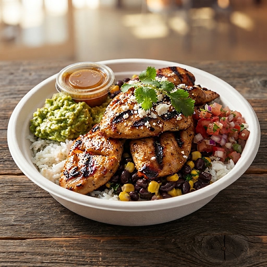 Chipotle Honey Chicken from Chipotle High Protein Menu