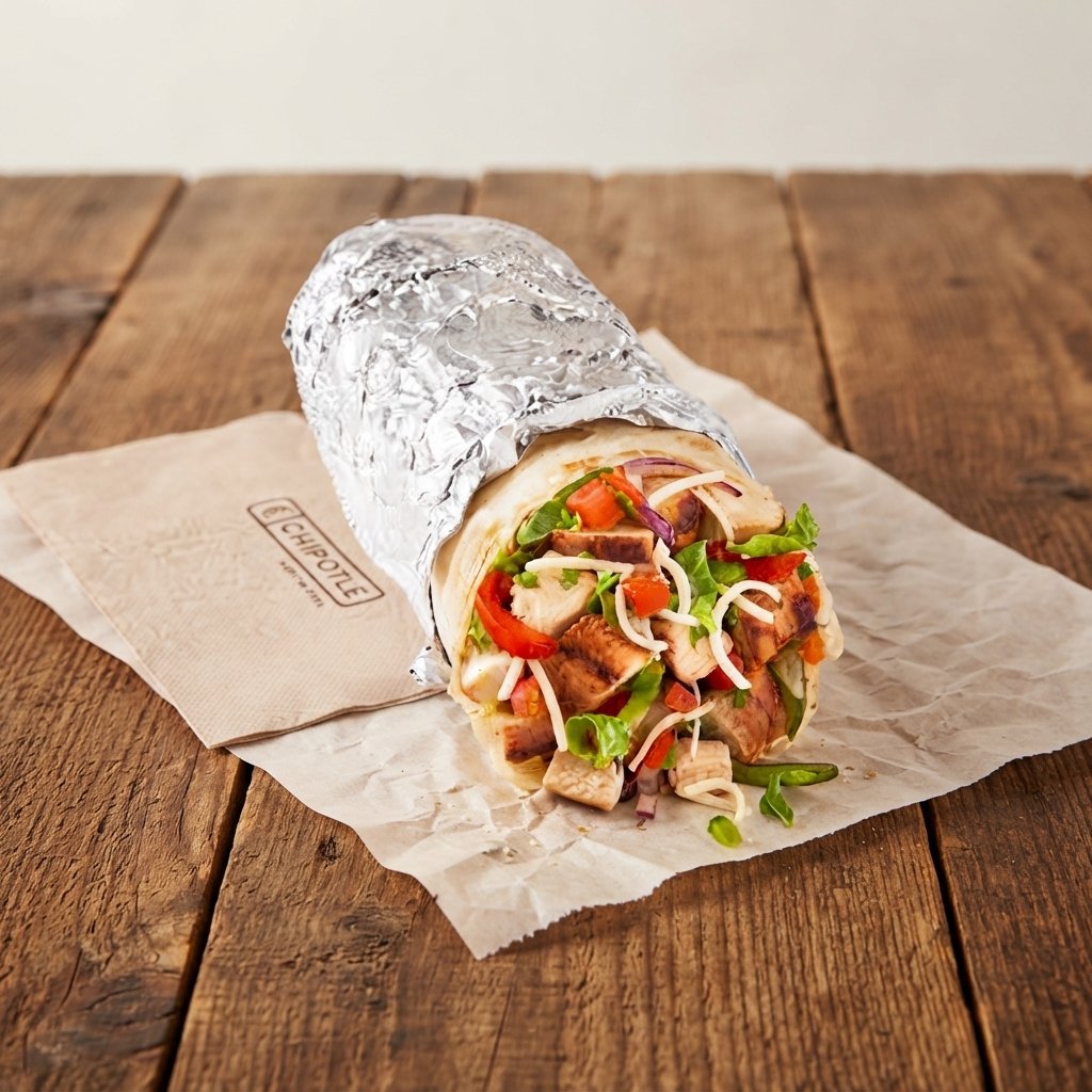 Double High Protein Burrito from Chipotle High Protein Menu