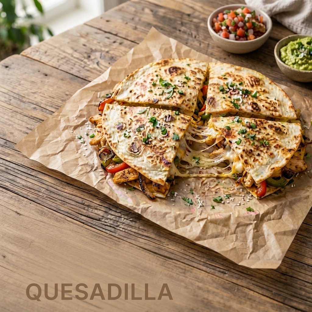 Fajita Veggies Quesadilla