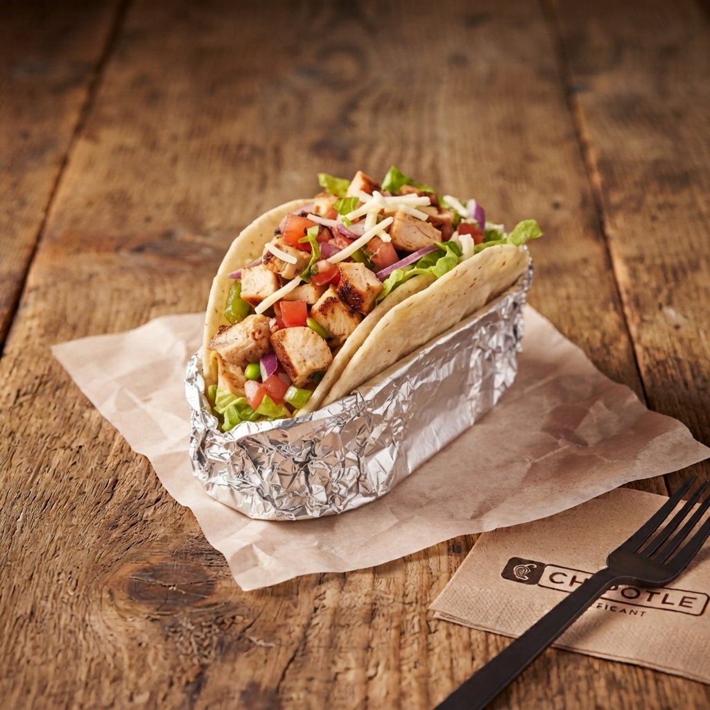 High Protein Taco from Chipotle High Protein Menu