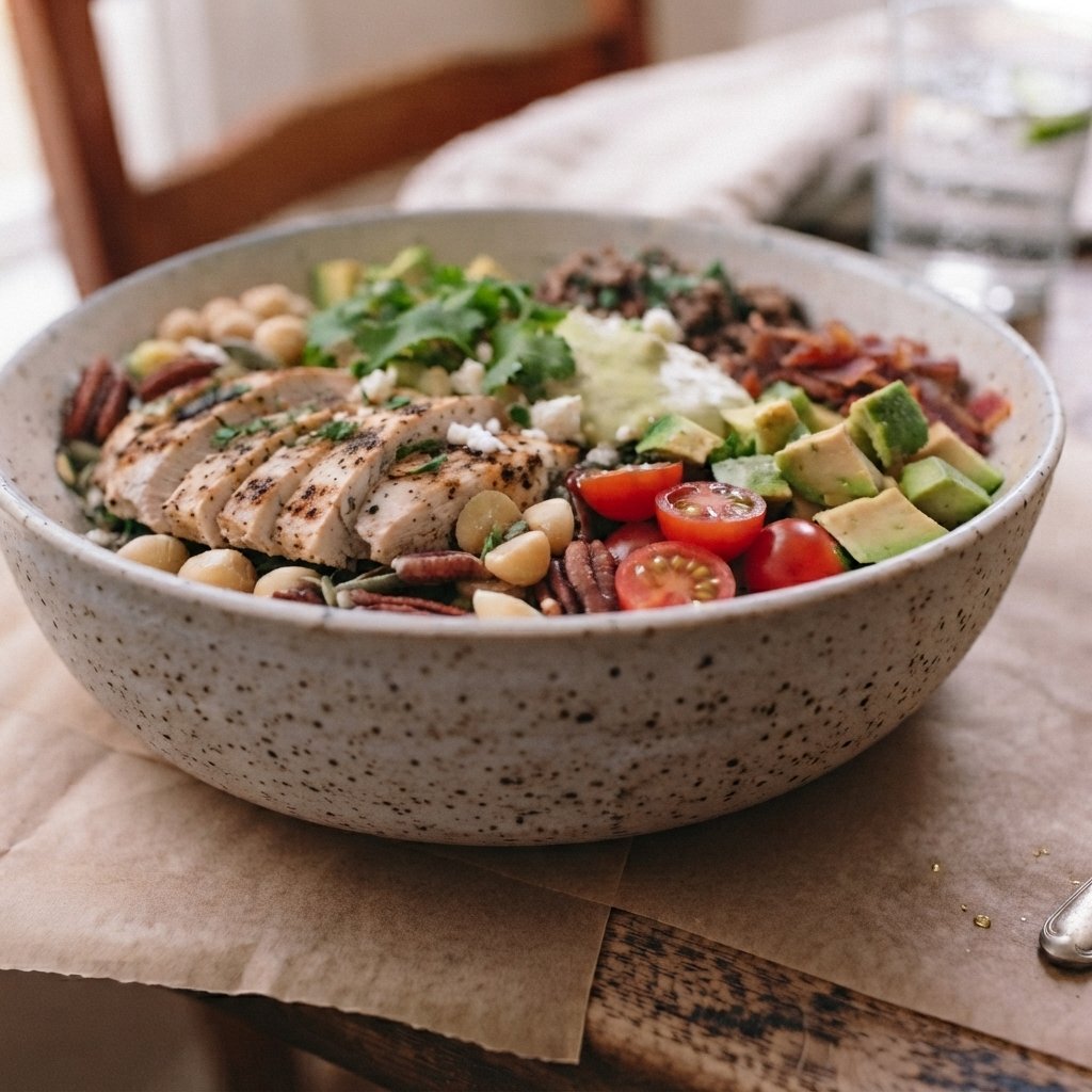 High Protein Keto Salad Bowl from Chipotle High Protein Menu