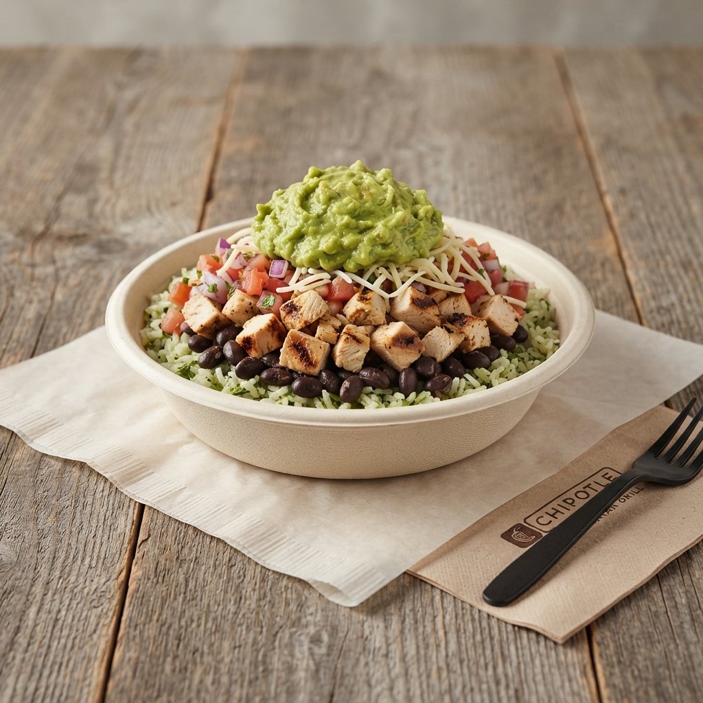 Tara Davis Woodhall meal option from Chipotle High Protein Menu